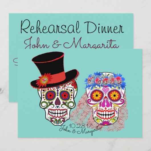 Invitation Mariée & Groom Jusqu'à la mort Fêtez-nous (Devant / Derrière)