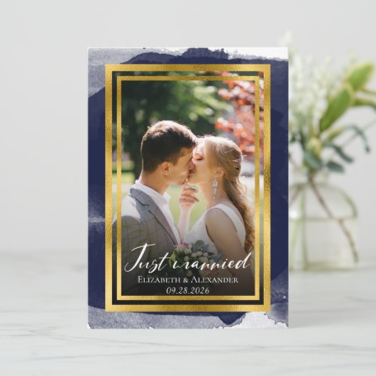 Invitation mariée | MARIAGE ABSTRAIT (Debout devant)