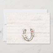 Invitation Mariée Mariage robe Cowgirl Bachelorette Party (Dos)