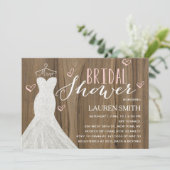 Invitation Mariée moderne| Fête de l'mariée (Debout devant)