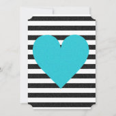 Invitation Mariée Summer Lovin Black White Soiree Pelouse Par (Devant)