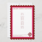 Invitation Mariée Sur Cloud Wine Winery Napa Bachelorette Par (Dos)