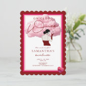 Invitation Mariée Sur Cloud Wine Winery Napa Bachelorette Par (Debout devant)