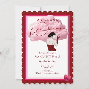 Invitation Mariée Sur Cloud Wine Winery Napa Bachelorette Par