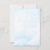 Invitation Mariée sur le nuage neuf bachelorette fête invitat (Dos)