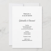 Invitation Mariée sur Red Tractor Country Farm Mariage (Dos)