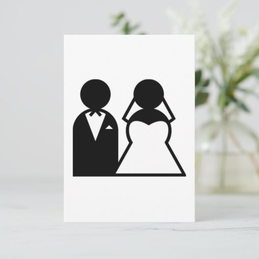 Invitation Mariés (Debout devant)