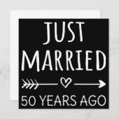 Invitation Mariés depuis 50 ans I (Devant / Derrière)