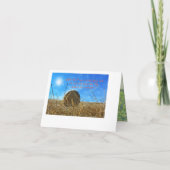 Invitation Mariés en paille (Dos)