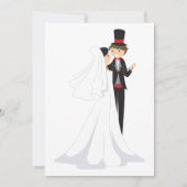 Invitation Mariés en train de danser (Devant)