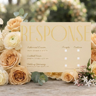 Invitation Mariés enfin RSVP mariage moderne