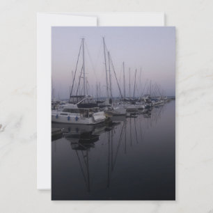 Invitation marina brumeuse