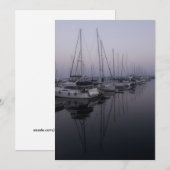 Invitation marina brumeuse (Devant / Derrière)