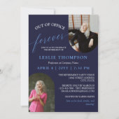 Invitation Marine 2 Photos hors du bureau Parti de la retrait (Devant)