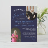 Invitation Marine 2 Photos hors du bureau Parti de la retrait (Debout devant)