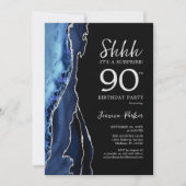 Invitation Marine Agate Black Silver Surprise 90e anniversair (Devant)