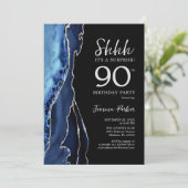Invitation Marine Agate Black Silver Surprise 90e anniversair (Debout devant)