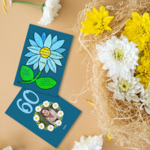 Marine Bleu 60e anniversaire Simple Bleu Tournesol