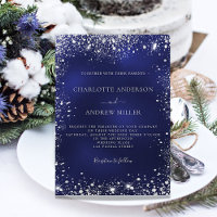 Marine bleu argent parties scintillant élégant lux
