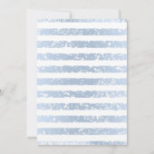 Invitation Marine Blue et or Floral Elephant Baby Boy Douche  (Dos)