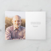 Invitation Marine Blue Green Célébration de la vie funéraire (Intérieur)