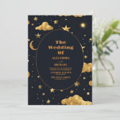 Invitation Marine Blue Mid Summer Night Dream Mariage céleste (Debout devant)