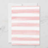 Invitation Marine Blush Floral Drive By Baby shower Quarantai (Dos)