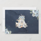 Invitation Marine Bois Animaux Tribal Boho Boy Baby shower (Dos)