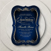 Invitation Marine Gold Quinceañera