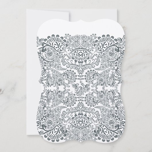 Invitation Marine Hummingbird Inséparable mariage invite Moti (Dos)