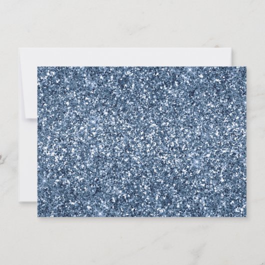 Invitation Marine Indigo Parties scintillant robe Gown Quince (Dos)