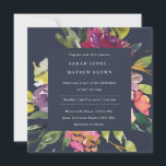 INVITATION MARINE JAUNE BURGUNDY BURGUNDY FLORAL BUNCH MARIAG<br><div class="desc">Si vous avez besoin d'une personnalisation supplémentaire,  n'hésitez pas à m'envoyer un message sur yellowfebstudio@gmail.com .</div>