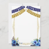Invitation Marine mexicaine Blue et Gold Charro Big Boy (Dos)