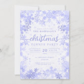 Invitation Marine moderne Blue Winter Wonderland Noël (Devant)