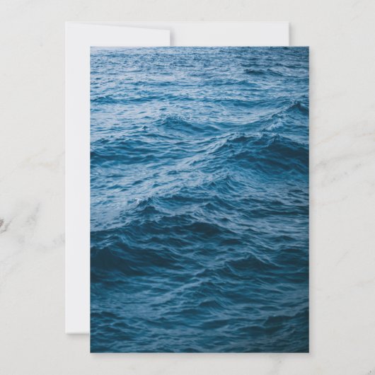 Invitation marine moderne nautique (Dos)