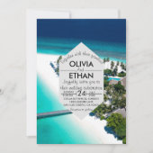 Invitation Marine nature île de bord de mer (Devant)