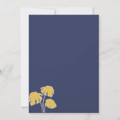 Invitation Marine Palm Botanique Tropical (Dos)