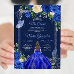 Invitation Marine Princess Robe Mis Quince 16e anniversaire<br><div class="desc">Marine Princess Dresses Quinceañera 15e Fille Anniversaire Marine arrière - plan Invitation Mis Quince Anos,  15e Anniversaire, </div>
