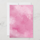 Invitation Marine rose Gold Espace extra-atmosphérique Galaxi (Dos)