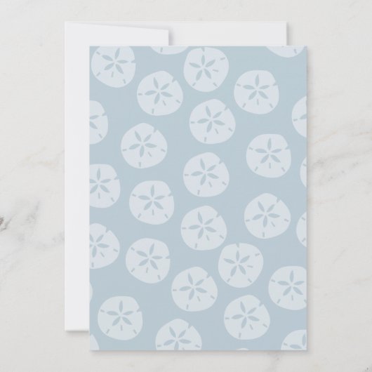 Invitation Marine Starfish | Week-end à l'invitation de plage (Dos)