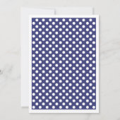Invitation Marine White Polka Dot Corporate Business Party (Dos)