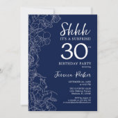 Invitation Marine White Surprise 30e anniversaire (Devant)