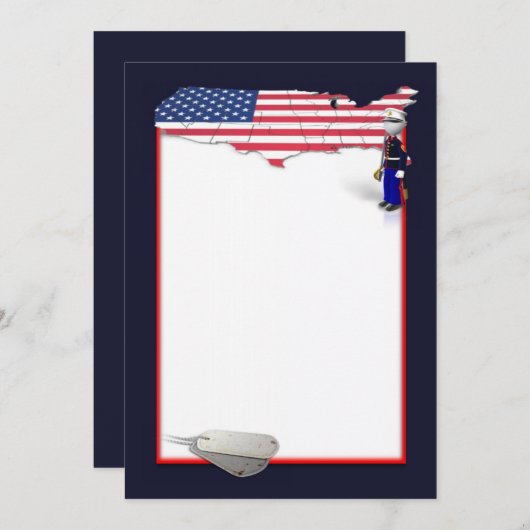 Invitation maritime (Devant / Derrière)