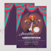 Invitation Marlin le Magicien (Devant / Derrière)