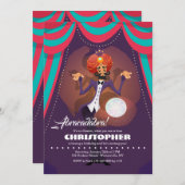 Invitation Marlin l'invitation du magicien (Devant / Derrière)