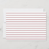 Invitation Maron et White Graduation Party (Dos)