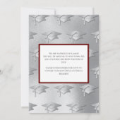Invitation Maroon and Silver Graduation (Dos)