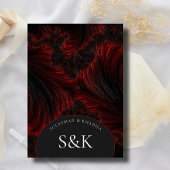 Invitation Maroon Minimal Élégant B&W Musulman Musulman Islam