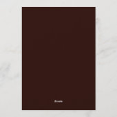Invitation Maroon Slate Baroque Bloom Wedding (Dos)