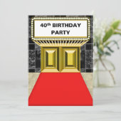 Invitation Marque de Broadway, tapis rouge 40 e anniversaire (Debout devant)